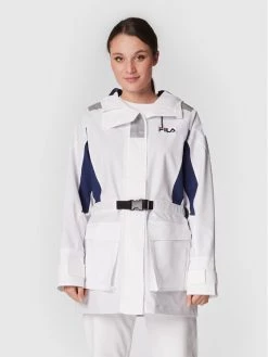 Fila Γυναίκες Μπουφάν Outdoor Μπουφάν αδιάβροχο Zinder FAW0264 Λευκό Regular Fit Λευκό