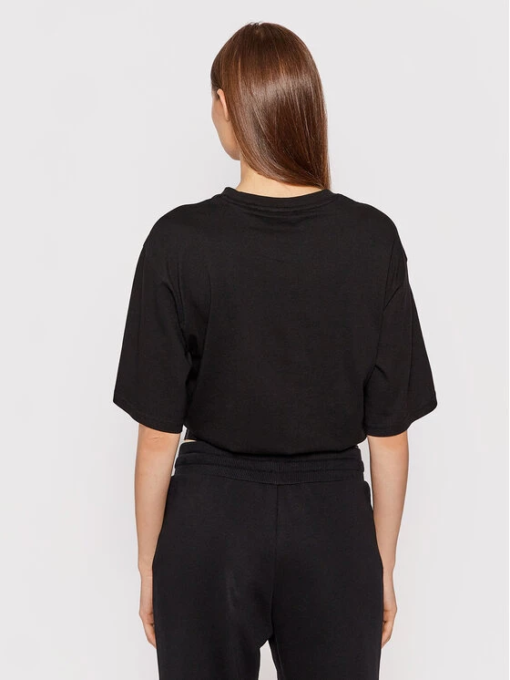 Fila Γυναίκες T-shirts T-Shirt Elastic Waist Tee 689000 Μαύρο Cropped Fit Μαύρο 4 Fila Γυναίκες T-shirts T-Shirt Elastic Waist Tee 689000 Μαύρο Cropped Fit Μαύρο - Image 2