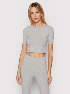 Fila Γυναίκες Μπλουζάκια Μπλουζάκι Elwyn 688934 Γκρι Cropped Fit Γκρι