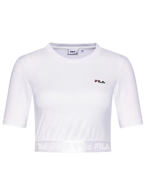 Fila Γυναίκες T-shirts T-Shirt Caylin 688520 Λευκό Cropped Fit Λευκό 7 Fila Γυναίκες T-shirts T-Shirt Caylin 688520 Λευκό Cropped Fit Λευκό - Image 5