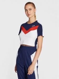 Fila Γυναίκες T-shirts T-Shirt Biella FAW0272 Σκούρο μπλε Slim Fit Σκούρο μπλε