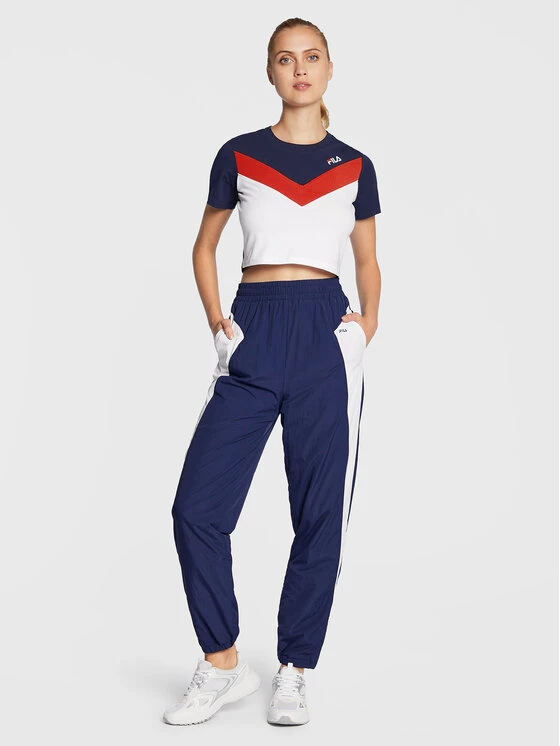 Fila Γυναίκες T-shirts T-Shirt Biella FAW0272 Σκούρο μπλε Slim Fit Σκούρο μπλε 4 Fila Γυναίκες T-shirts T-Shirt Biella FAW0272 Σκούρο μπλε Slim Fit Σκούρο μπλε - Image 2