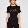 Fila Γυναίκες T-shirts T-Shirt Ladan Tee 683179 Μαύρο Regular Fit Μαύρο -Fila Εκπτώσεις unnamed file 1435