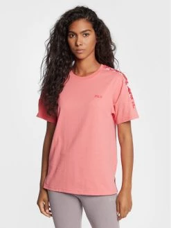 Fila Γυναίκες T-shirts T-Shirt Bonfol FAW0288 Ροζ Regular Fit Ροζ