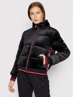 Fila Γυναίκες Χειμωνιάτικα Μπουφάν Μπουφάν πουπουλένιο Tavi 689162 Μαύρο Regular Fit Μαύρο