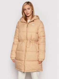 Fila Γυναίκες Πουπουλένια Μπουφάν Μπουφάν πουπουλένιο Embla 688932 Μπεζ Regular Fit Μπεζ