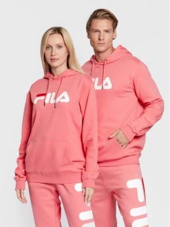 Fila Άνδρες Μπλούζες Χωρίς Φερμουάρ Μπλούζα Unisex Barumini FAU0090 Ροζ Regular Fit Ροζ