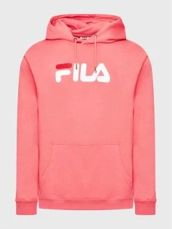 Fila Άνδρες Μπλούζες Χωρίς Φερμουάρ Μπλούζα Unisex Barumini FAU0090 Ροζ Regular Fit Ροζ -Fila Εκπτώσεις unnamed file 191