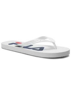 Fila Άνδρες Σαγιονάρες Troy Slipper 1010288.1FG Λευκό Λευκό