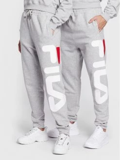 Fila Άνδρες Παντελόνια Φόρμας Παντελόνι φόρμας Unisex Bronte FAU0093 Γκρι Regular Fit Γκρι