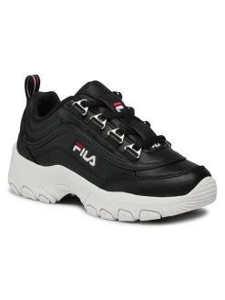 Fila Γυναίκες Κλειστά Παπούτσια Αθλητικά Strada Low Kids 1010781.25Y Μαύρο Μαύρο