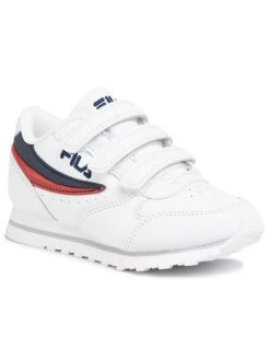 Fila Άνδρες Υποδήματα αθλητικά Αθλητικά Orbit Velcro Low Kids 1010785.98F Λευκό Λευκό