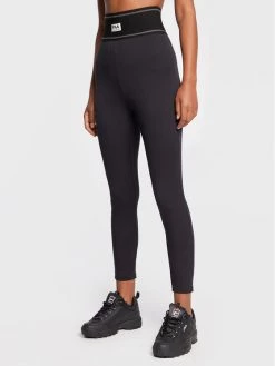 Fila Γυναίκες Κολάν Taurianova FAW0251 Μαύρο Slim Fit Μαύρο