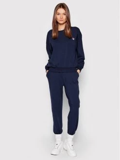 Fila Γυναίκες Σετ Φόρμα FPS4079 Σκούρο μπλε Regular Fit Σκούρο μπλε