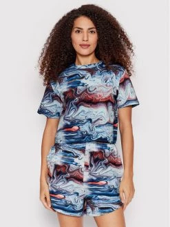 Fila Γυναίκες T-shirts T-Shirt Cesena AOP FAW0084 Μπλε Regular Fit Μπλε