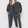 Fila Άνδρες Μπλούζες Χωρίς Φερμουάρ Μπλούζα Unisex Brugge FAU0001 Γκρι Regular Fit Γκρι