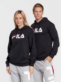 Fila Άνδρες Μπλούζες Χωρίς Φερμουάρ Μπλούζα Unisex Barumini FAU0090 Σκούρο μπλε Regular Fit Σκούρο μπλε