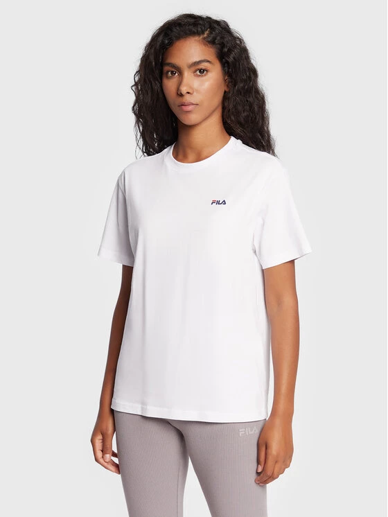 Fila Γυναίκες Σετ 2 T-Shirts Bari FAW0139 Λευκό Regular Fit Λευκό 4 Fila Γυναίκες Σετ 2 T-Shirts Bari FAW0139 Λευκό Regular Fit Λευκό - Image 2