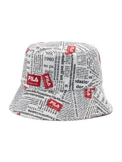 Fila Παιδιά Σκούφοι & Καπέλα Καπέλο Bucket Brussels FCU0028 Λευκό Λευκό