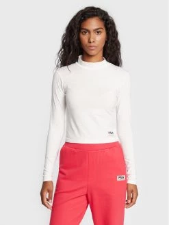 Fila Γυναίκες Μπλουζάκια Ζιβάγκο Tarsia FAW0248 Λευκό Slim Fit Λευκό