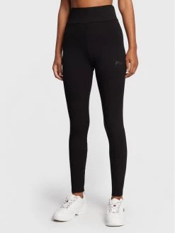 Fila Γυναίκες Κολάν Bozcaada FAW0256 Μαύρο Slim Fit Μαύρο