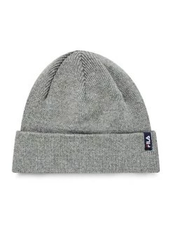 Fila Γυναίκες Χειμωνιάτικοι Σκούφοι Σκούφος Beanie With Flag Logo 686168 Γκρι Γκρι