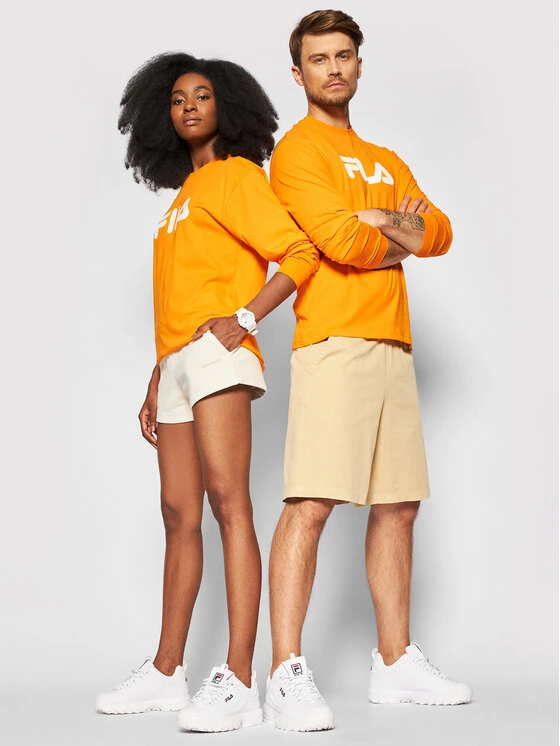 Fila Γυναίκες Μπλουζάκια Longsleeve Unisex Classic Pure 681092 Πορτοκαλί Regular Fit Πορτοκαλί 3 Fila Γυναίκες Μπλουζάκια Longsleeve Unisex Classic Pure 681092 Πορτοκαλί Regular Fit Πορτοκαλί