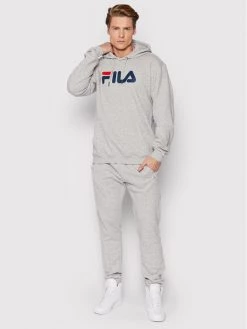 Fila Άνδρες Μπλούζες Χωρίς Φερμουάρ Μπλούζα Unisex 681090 Γκρι Regular Fit Γκρι -Fila Εκπτώσεις unnamed file 4562