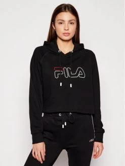 Fila Γυναίκες Μπλούζες Χωρίς Φερμουάρ Μπλούζα Jana 683310 Μαύρο Cropped Fit Μαύρο