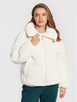 Fila Γυναίκες Χειμωνιάτικα Μπουφάν Μπουφάν πουπουλένιο Trilj FAW0252 Λευκό Regular Fit Λευκό