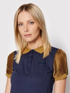 Fila Γυναίκες Μπλούζες Polo Polo Thorn Cropped FAW0021 Σκούρο μπλε Regular Fit Σκούρο μπλε -Fila Εκπτώσεις unnamed file 624