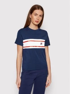 Fila Γυναίκες T-shirts T-Shirt Buldan FAW0151 Σκούρο μπλε Relaxed Fit Σκούρο μπλε