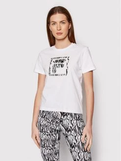 Fila Γυναίκες T-shirts T-Shirt Bale FAW0128 Λευκό Regular Fit Λευκό