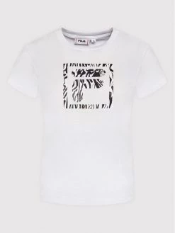 Fila Γυναίκες T-shirts T-Shirt Bale FAW0128 Λευκό Regular Fit Λευκό -Fila Εκπτώσεις unnamed file 719