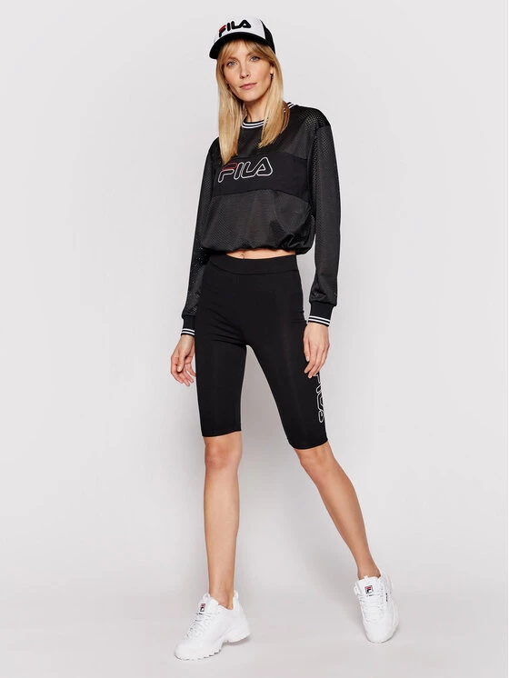 Fila Γυναίκες Μπλούζες Μπλούζα Jalina 683300 Μαύρο Cropped Fit Μαύρο 4 Fila Γυναίκες Μπλούζες Μπλούζα Jalina 683300 Μαύρο Cropped Fit Μαύρο - Image 2