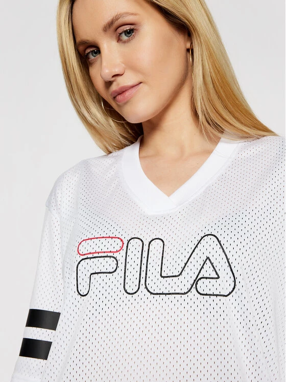 Fila Γυναίκες T-shirts T-Shirt Jala 683299 Λευκό Oversize Λευκό 6 Fila Γυναίκες T-shirts T-Shirt Jala 683299 Λευκό Oversize Λευκό - Image 4