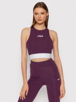 Fila Γυναίκες Tops Τοπ Ekanta 689121 Μωβ Slim Fit Μωβ